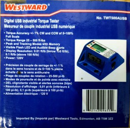 Westward Digitale momentsleutel tester NO. TWT500AUSB (2)